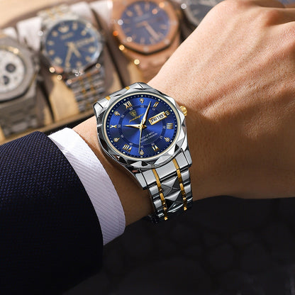 Herrenuhr Edel Leder