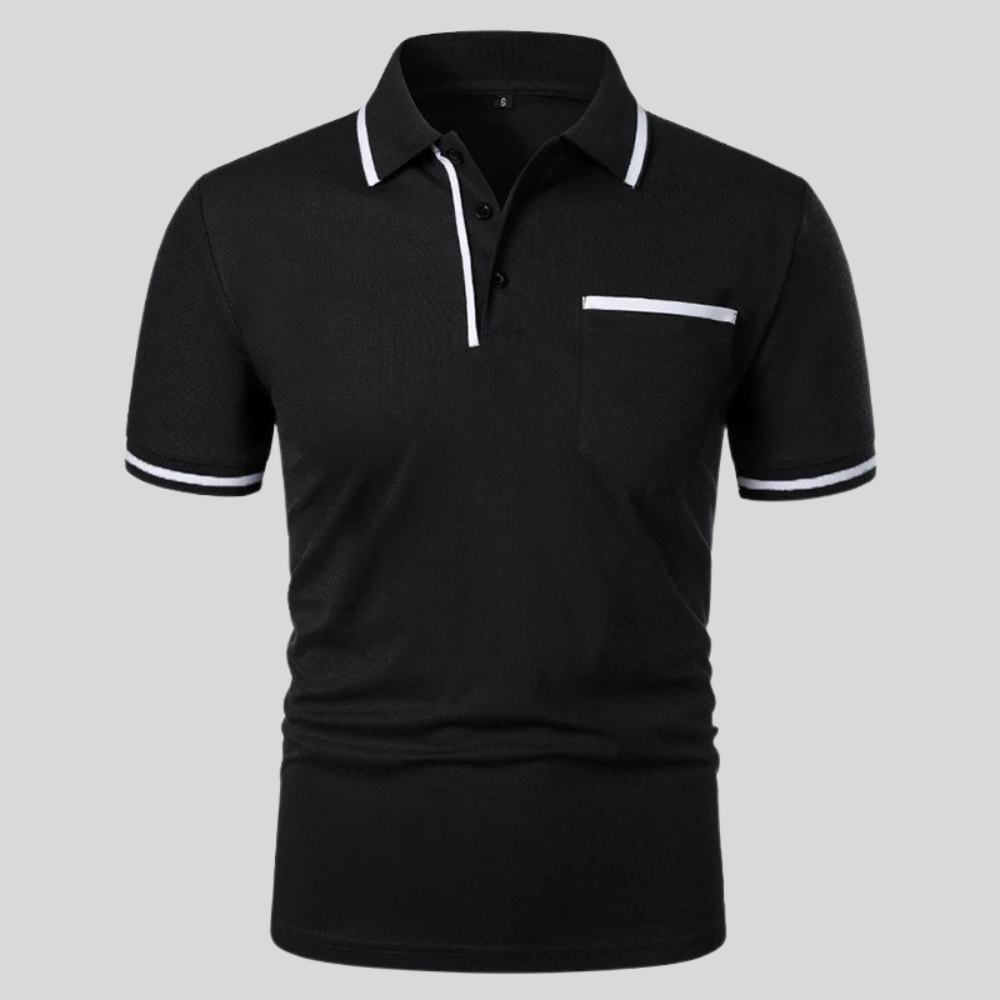 Herren Poloshirt Slim Fit Kurzarm Klassisch