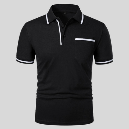 Herren Poloshirt Slim Fit Kurzarm Klassisch