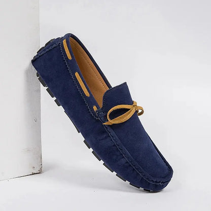 Herren Leder-Schnürloafer Elegantes Design