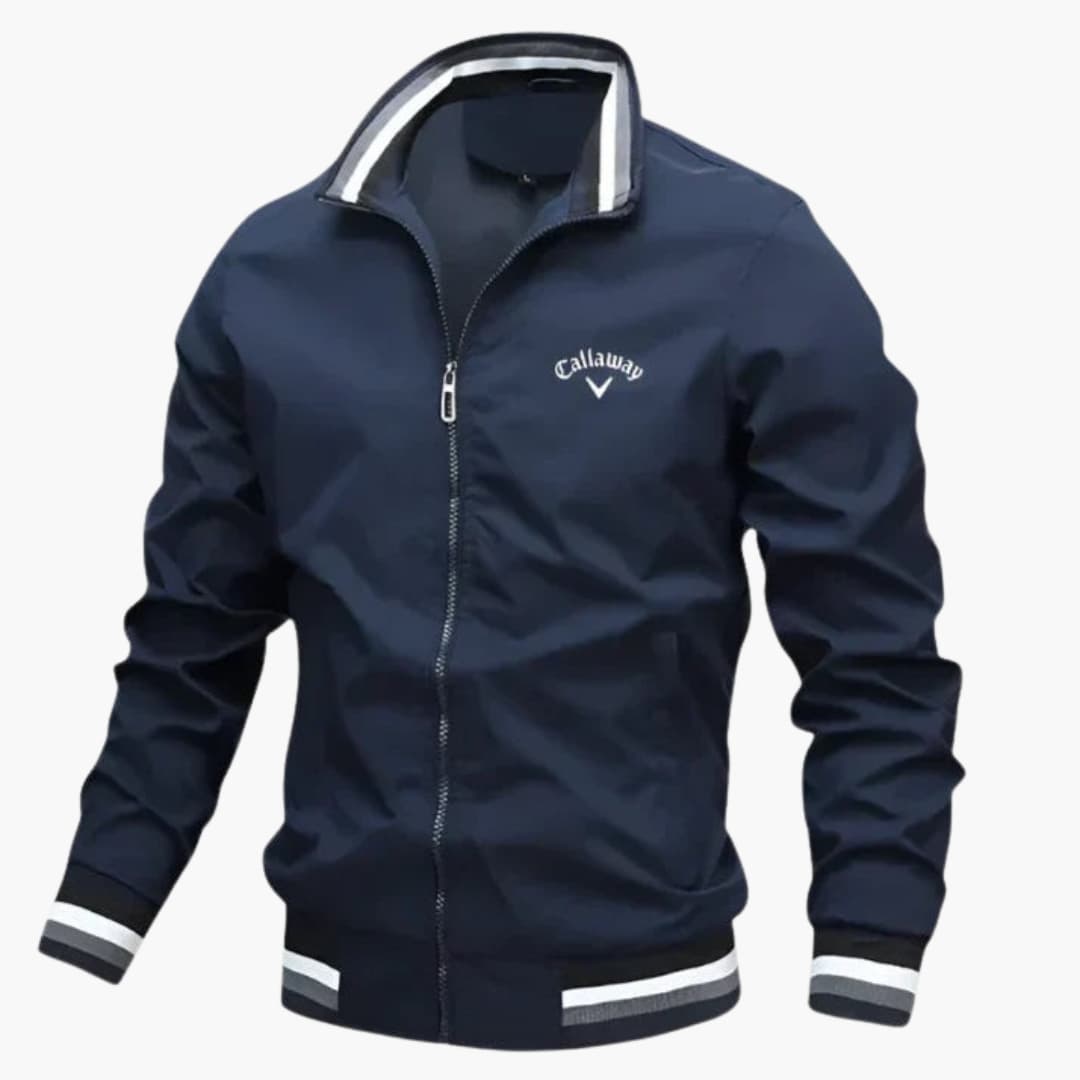 Herren Übergangsjacke Elegantes Design aus Leder oder Nylon - Norvielle