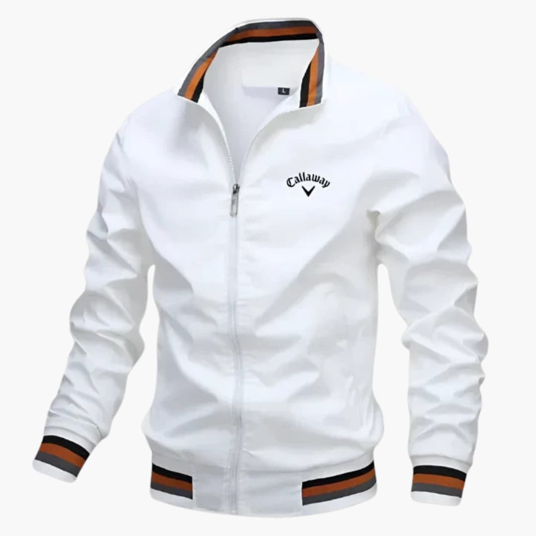 Herren Übergangsjacke Elegantes Design aus Leder oder Nylon