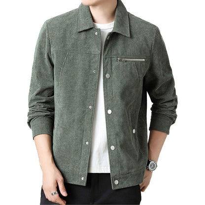 Herren Übergangsjacke Kord Klassisch Hochwertig