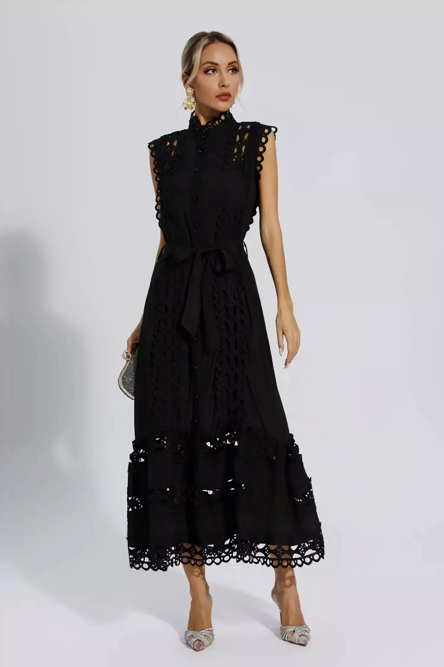 Damen Sommerkleid Ärmellos Modern - Norvielle