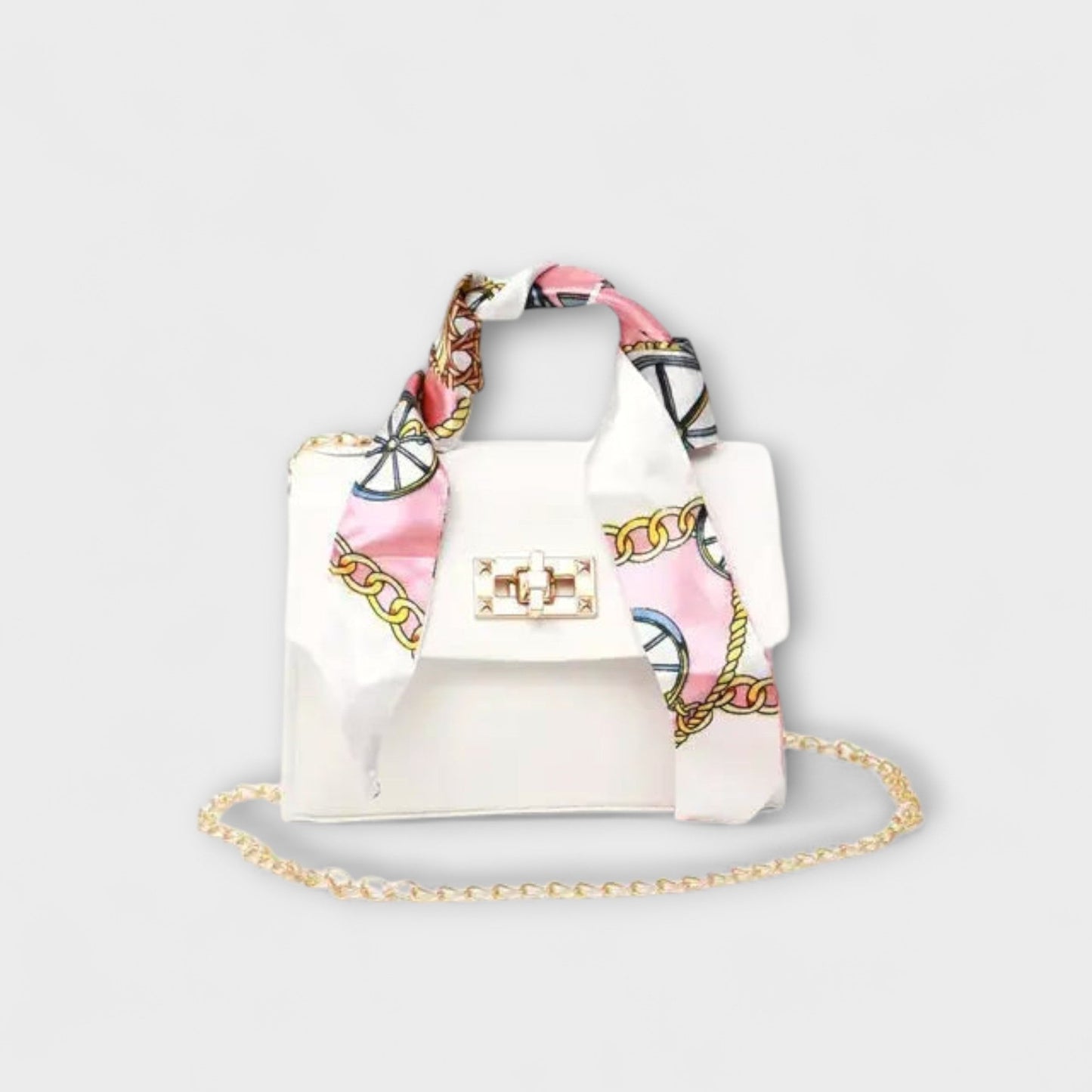 Damenhandtasche mit Ketten Schulterriemen Elegantes Design