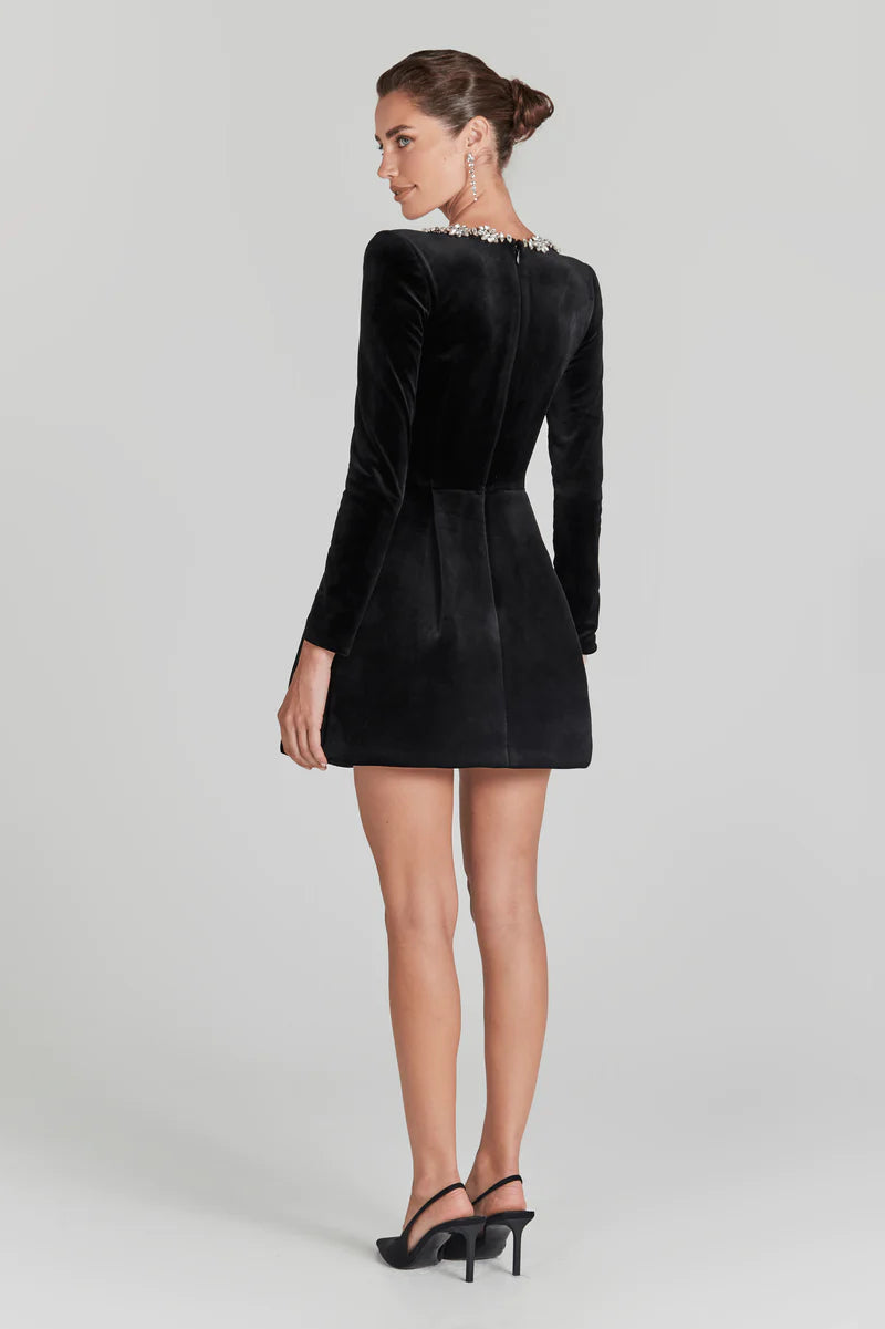 Elegantes Damen Samtkleid Yassy