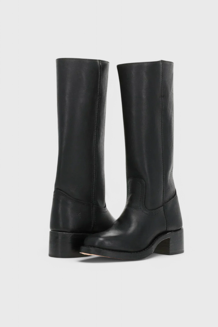 Damen Stiefel Blockabsatz Plattform