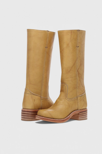 Damen Stiefel Blockabsatz Plattform