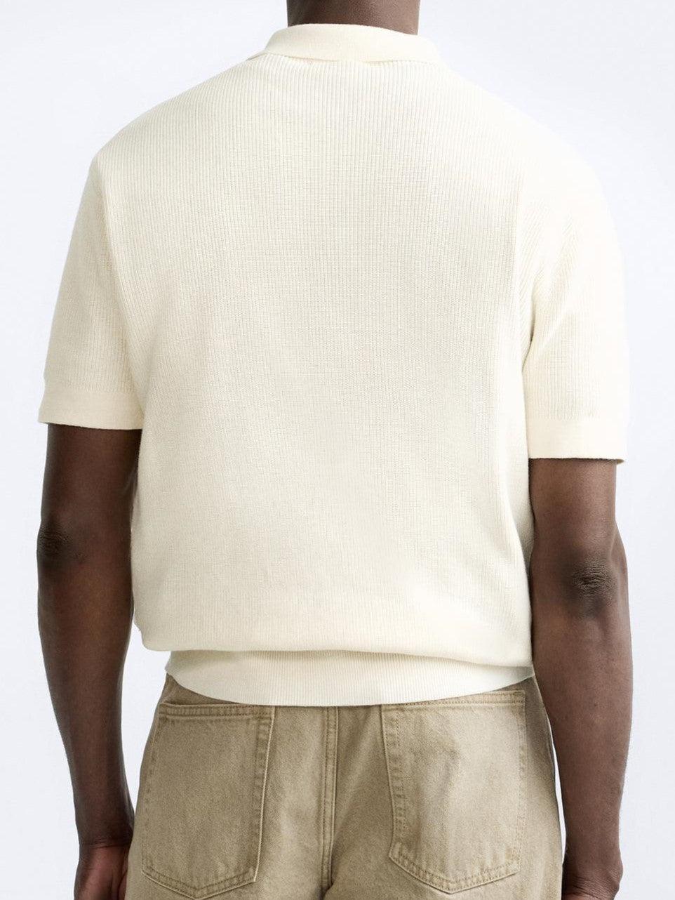 Herren Strickpolo Reißverschluss Elegantes Design