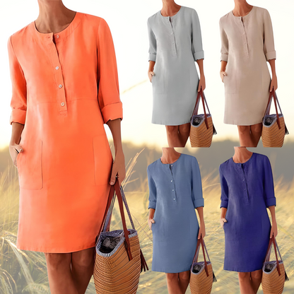 Damen Freizeitkleid Stilvoll Sommerkleid - Norvielle