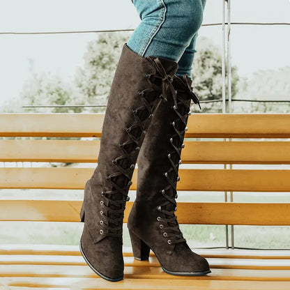 Damen Stiefel Mit Absatz
