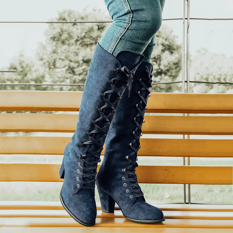 Damen Stiefel Mit Absatz