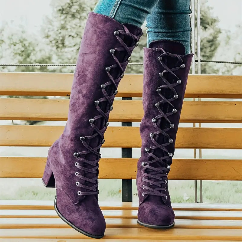 Damen Stiefel Mit Absatz