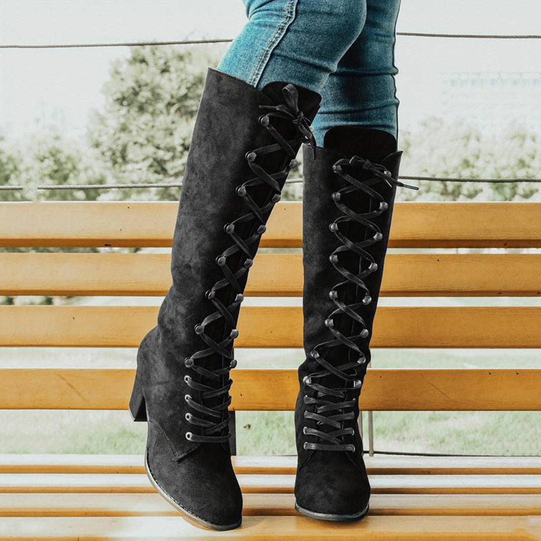 Damen Stiefel Mit Absatz