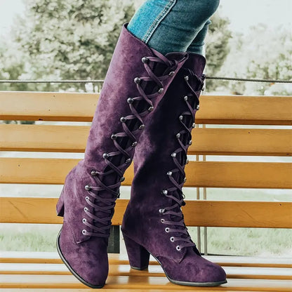 Damen Stiefel Mit Absatz