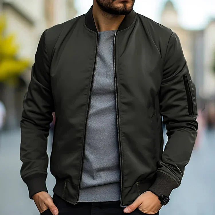Herren Bomberjacke Leicht Modern Sportlich