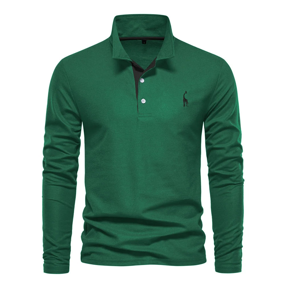 Herren Langarm-Pullover Warm aus Baumwolle