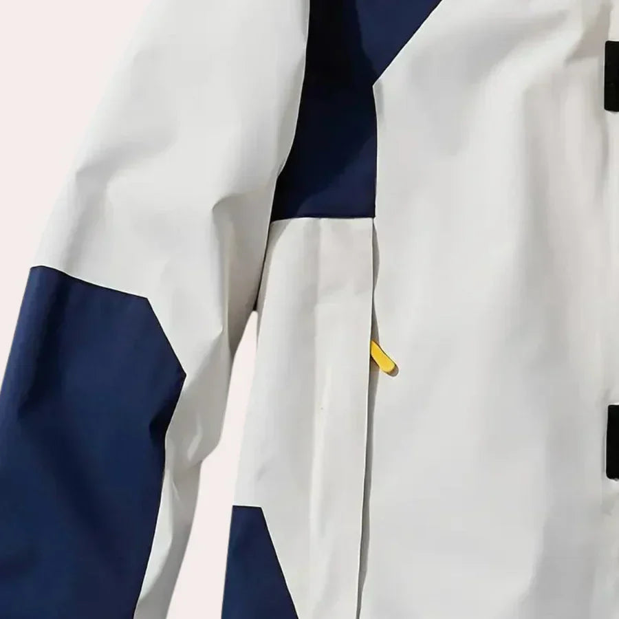 Herren Windbreaker Wasserdicht Kapuze