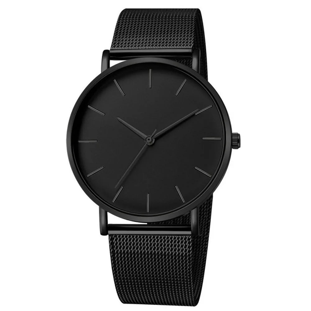 Herrenuhr 40mm Edelstahl Elegant - Norvielle