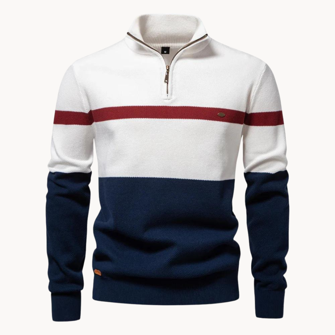 Herren Pullover Baumwolle Weich Klassisch