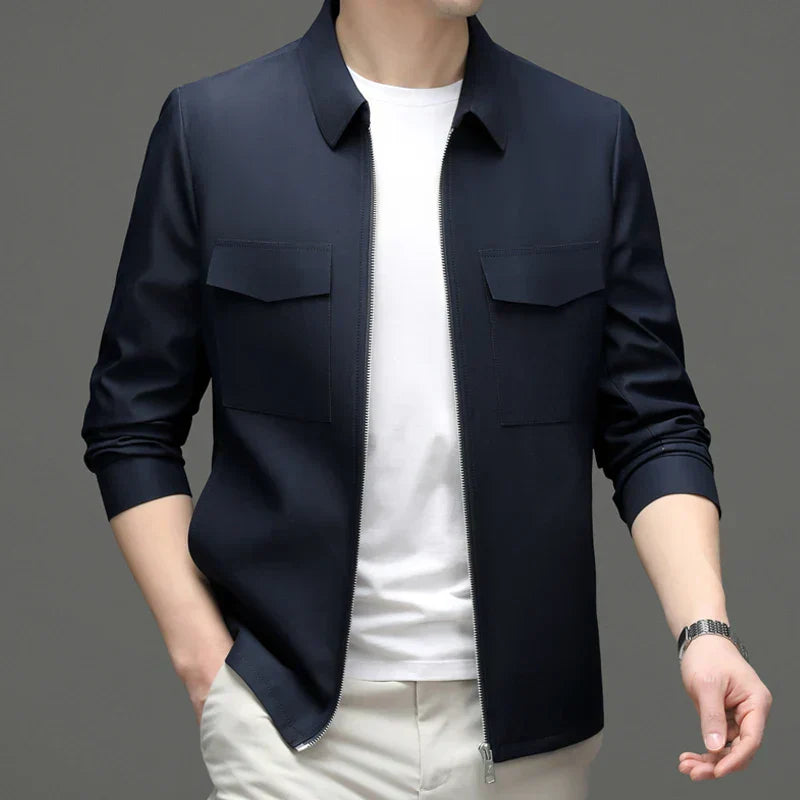 Herren Slim-Fit Blazer Übergangsjacke Modern