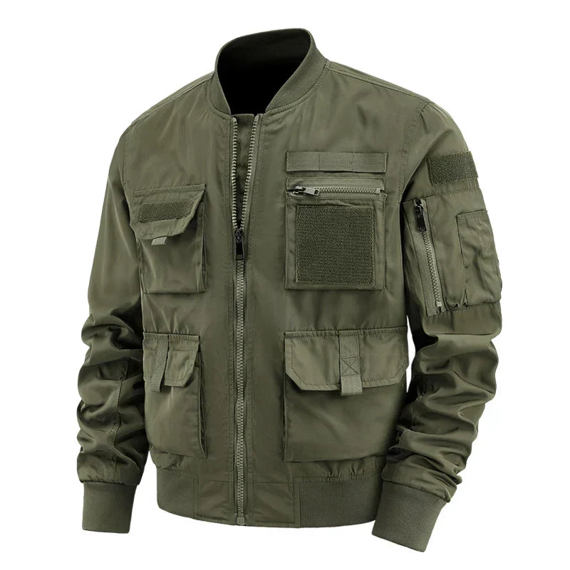 Herren Cargo-Jacke Multifunktionell Mit vielen Taschen