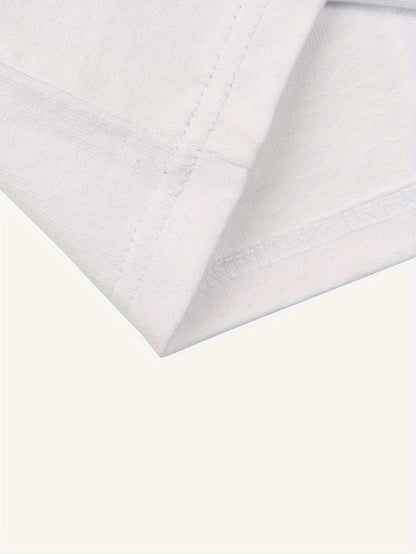 Herren Baumwoll-Shirt Elegant Weiß - Norvielle