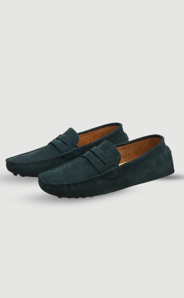 Italienische Damen Slipper Wildleder Bequem