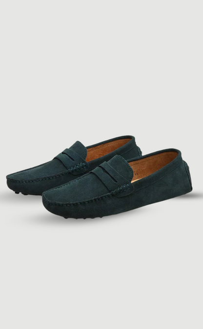 Italienische Damen Slipper Wildleder Bequem