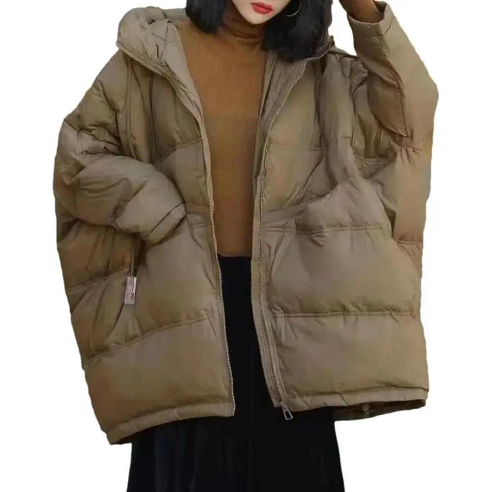 Damen Winterjacke Gepolstert Lockere Fit