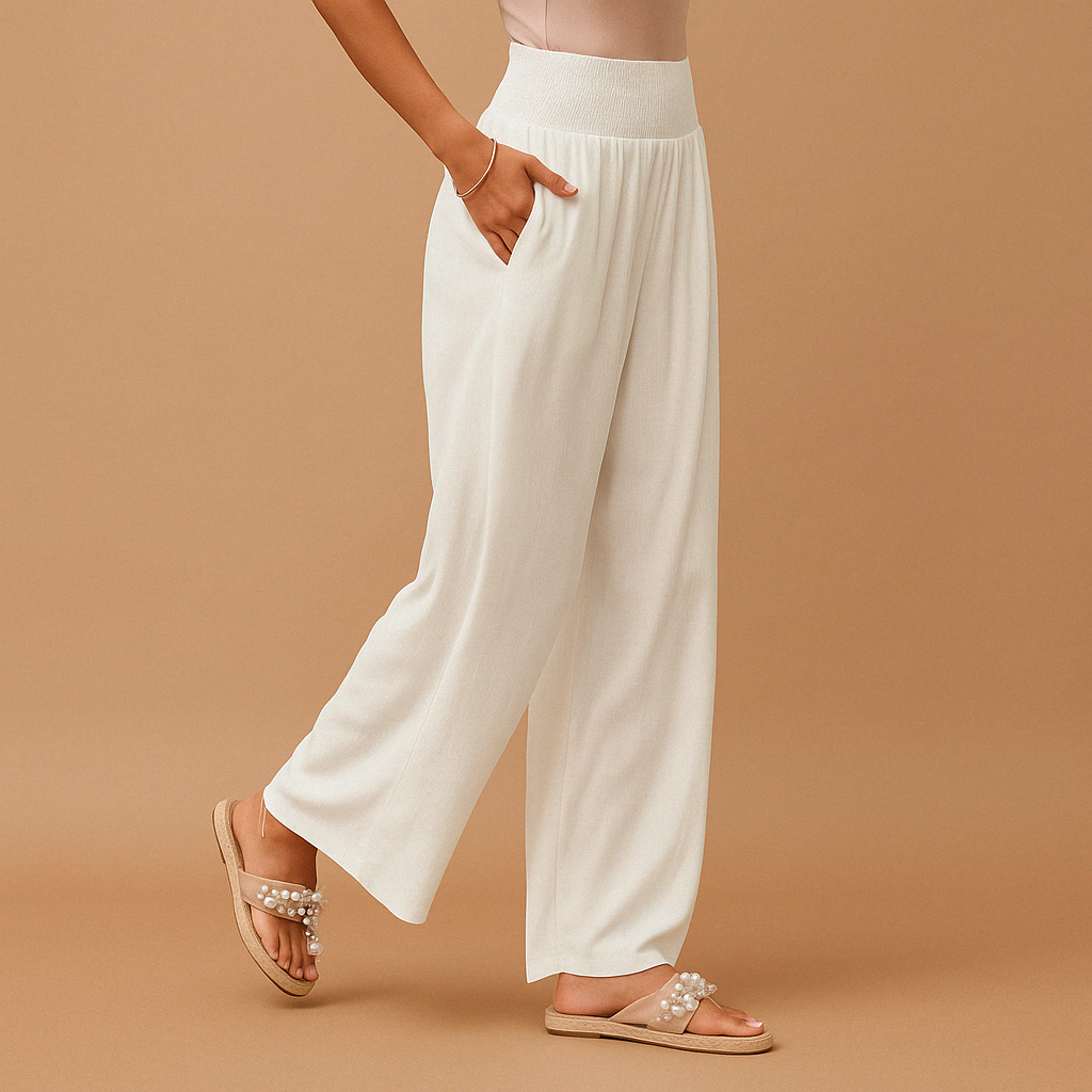 Herrenhose Gerade Geschnitten Bequem Lässig