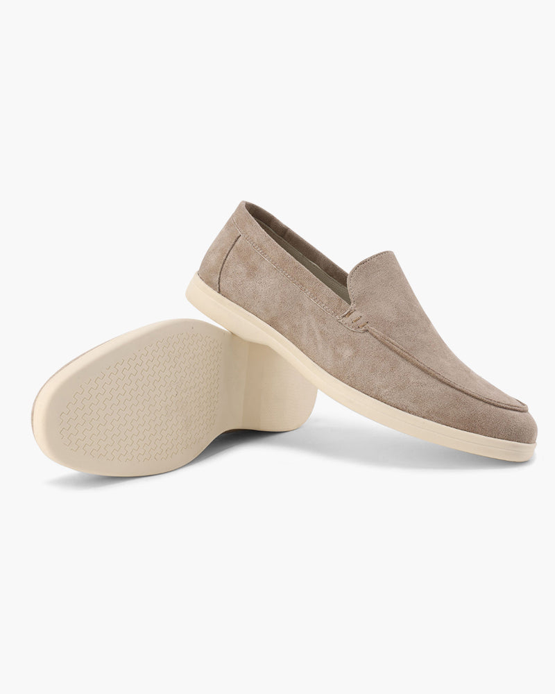 Herren Loafer aus Wildleder Elegant Sommer Schwarz - Norvielle