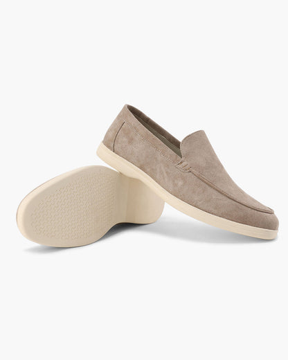 Herren Loafer aus Wildleder Elegant Sommer Schwarz - Norvielle