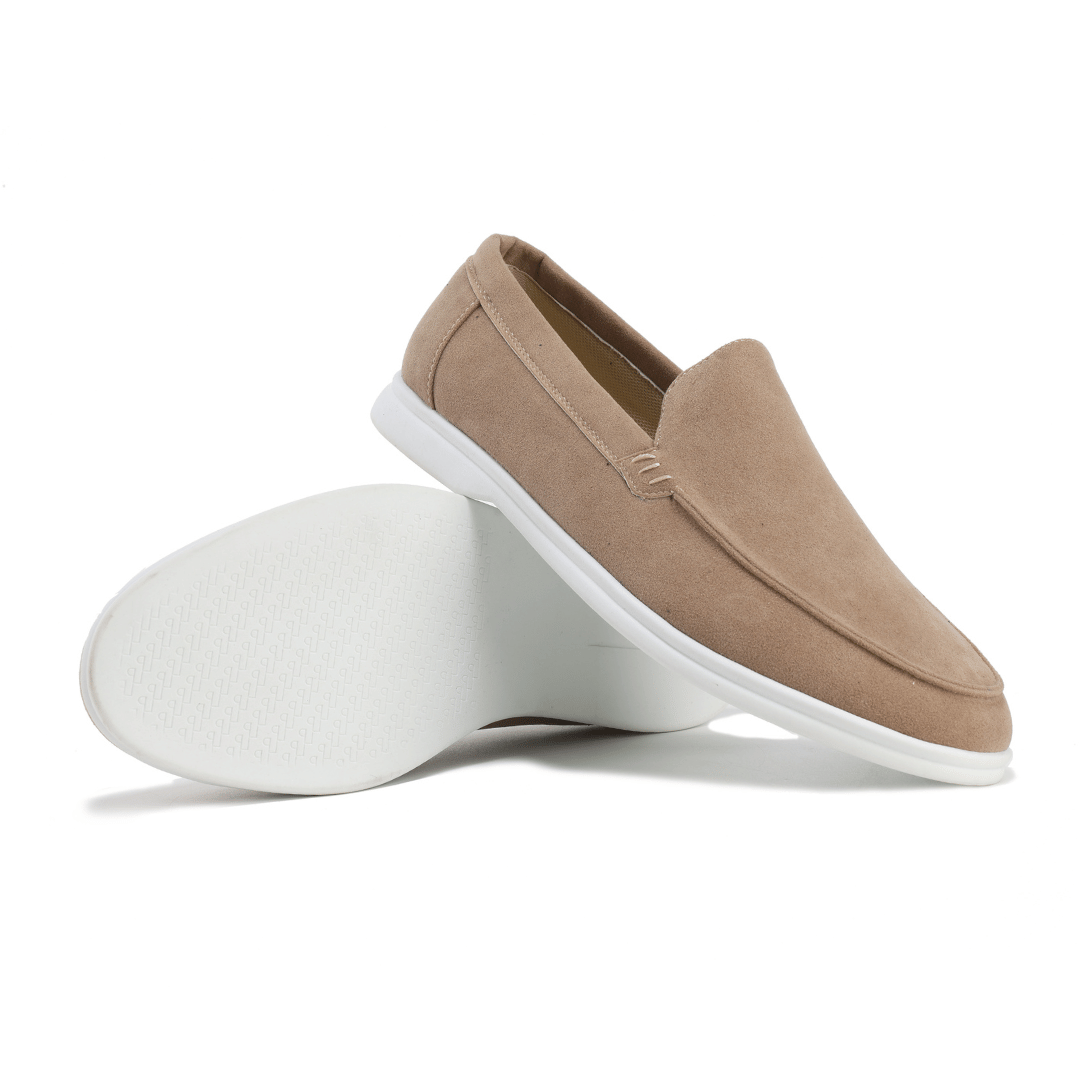 Herren Slip-On Schuhe Wildleder Bequem