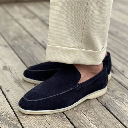 Herren Slip-On Schuhe Wildleder Bequem