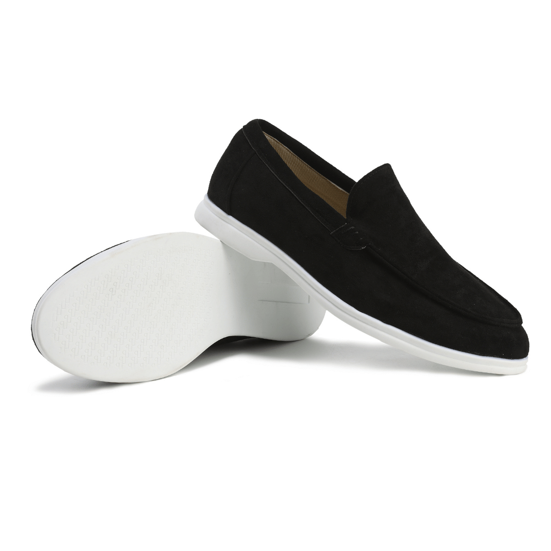 Herren Slip-On Schuhe Wildleder Bequem