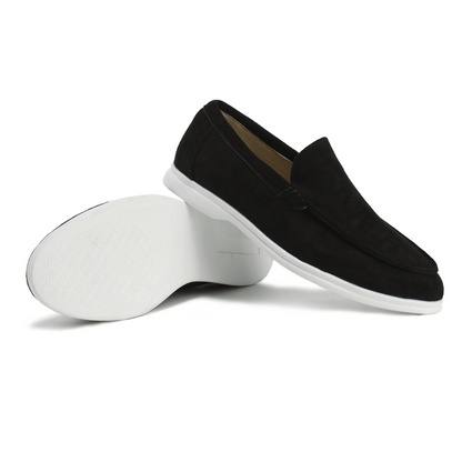 Herren Slip-On Schuhe Wildleder Bequem