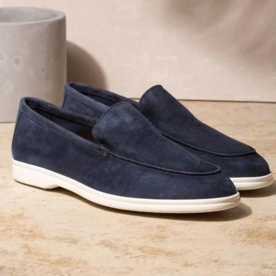 Herren Slip-On Schuhe Wildleder Bequem