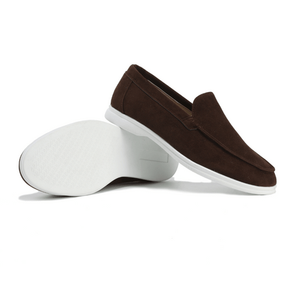 Herren Slip-On Schuhe Wildleder Bequem