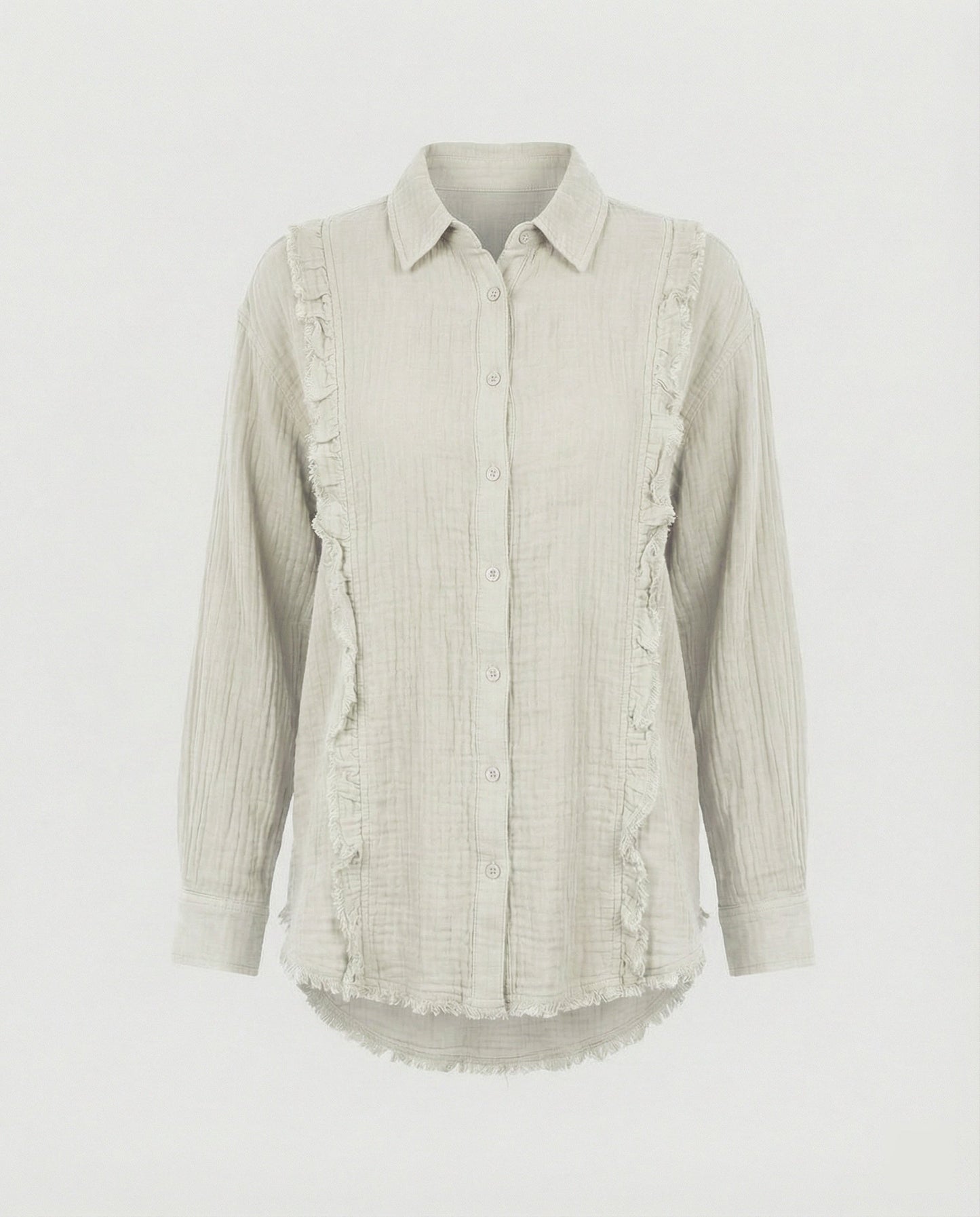 Damen Rüschenbluse Elegant Retro Look