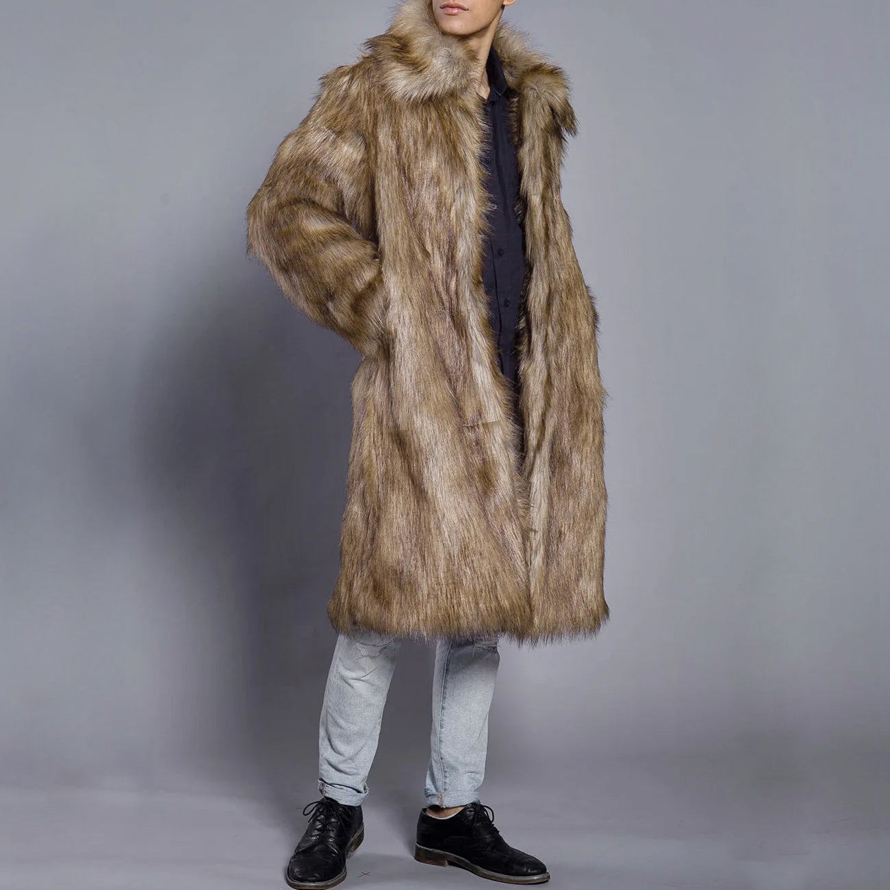 Damen Winter-Pelzmantel Warm - Norvielle