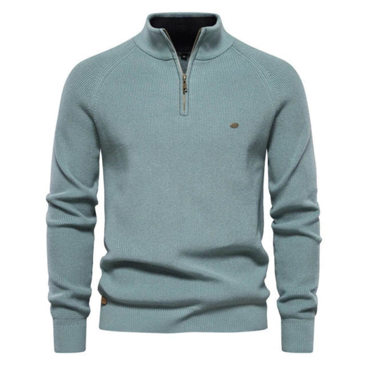 Herren Strickpullover Halbzip Modern Frühjahr - Norvielle