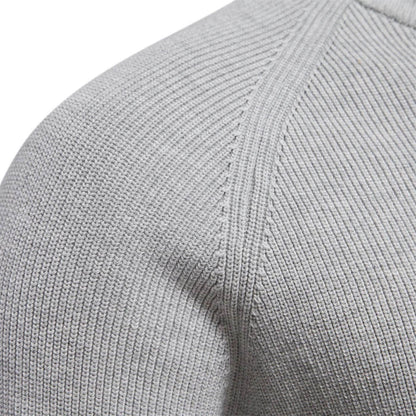 Herren Strickpullover Halbzip Modern Frühjahr