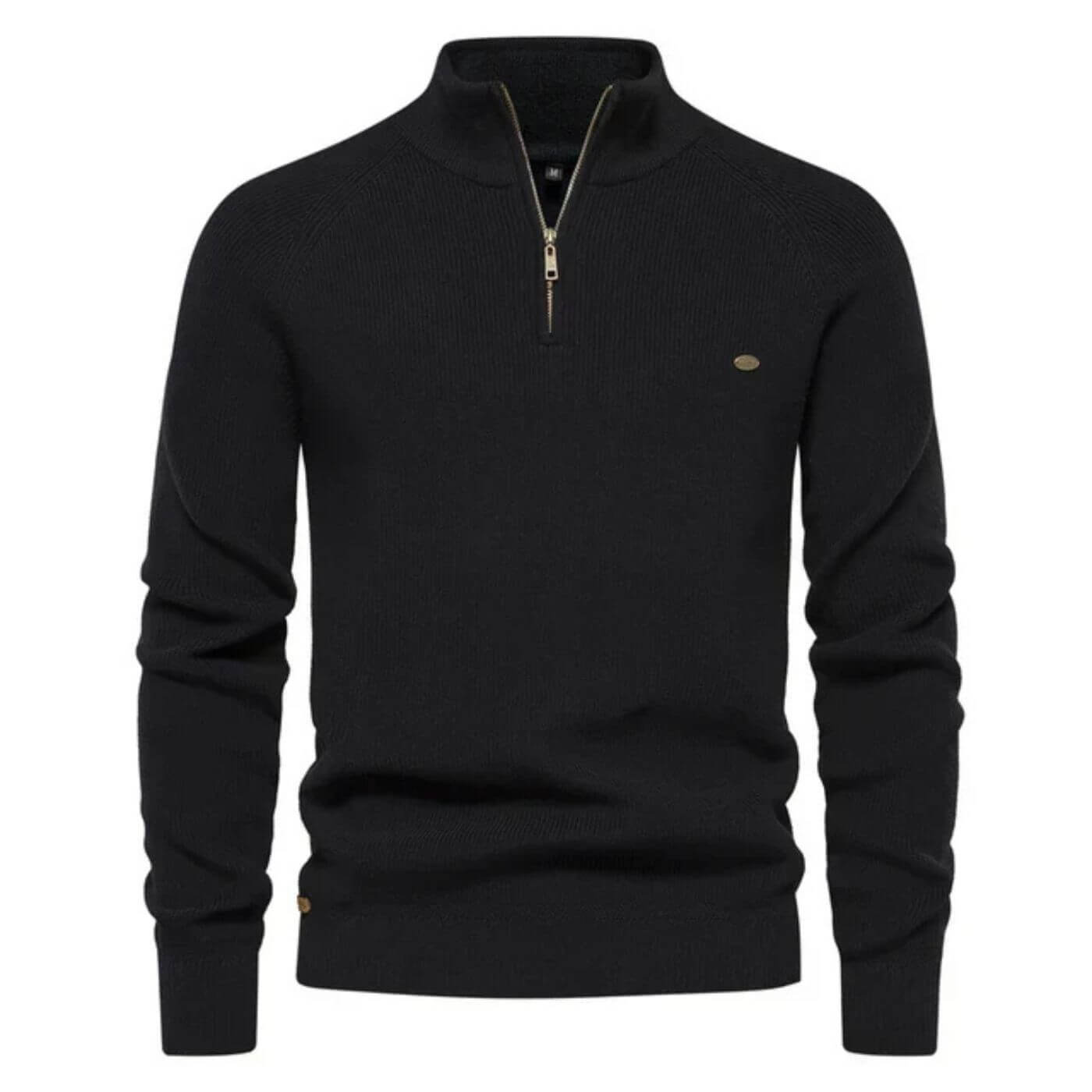 Herren Strickpullover Halbzip Modern Frühjahr