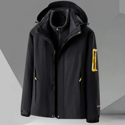 Herren Windbreaker Wasserdicht Kapuze