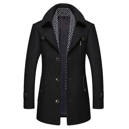Herren Mantel Elegant Klassisch