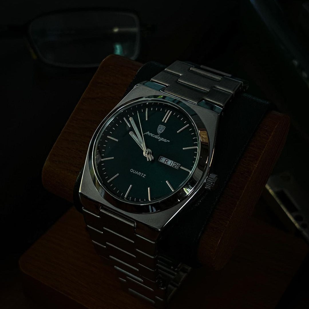 Herrenuhr Edelstahl 41mm Elegant