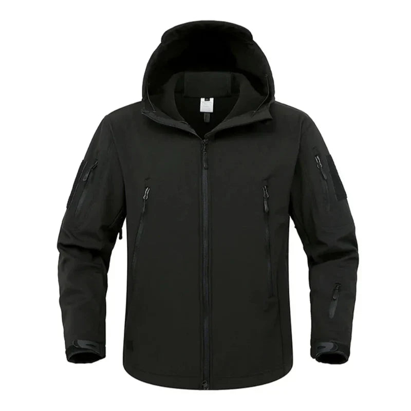 Herren Wanderjacke Wasserdicht Isoliert Fleece