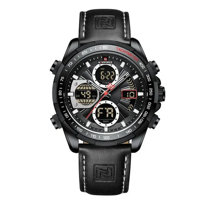 Herren Edelstahl Armbanduhr Marine Chrono
