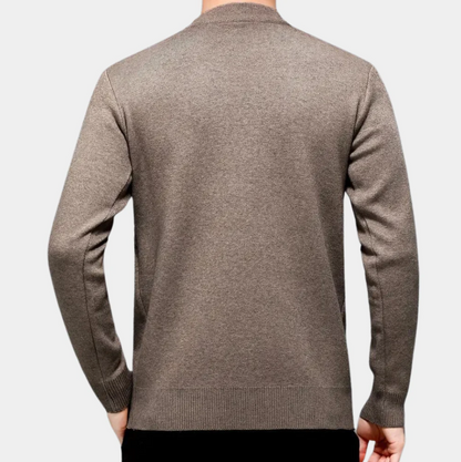 Herren Pullover Rundhals Hochwertig